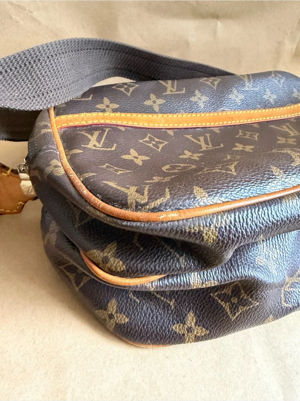Louis Vuitton vachetta leather